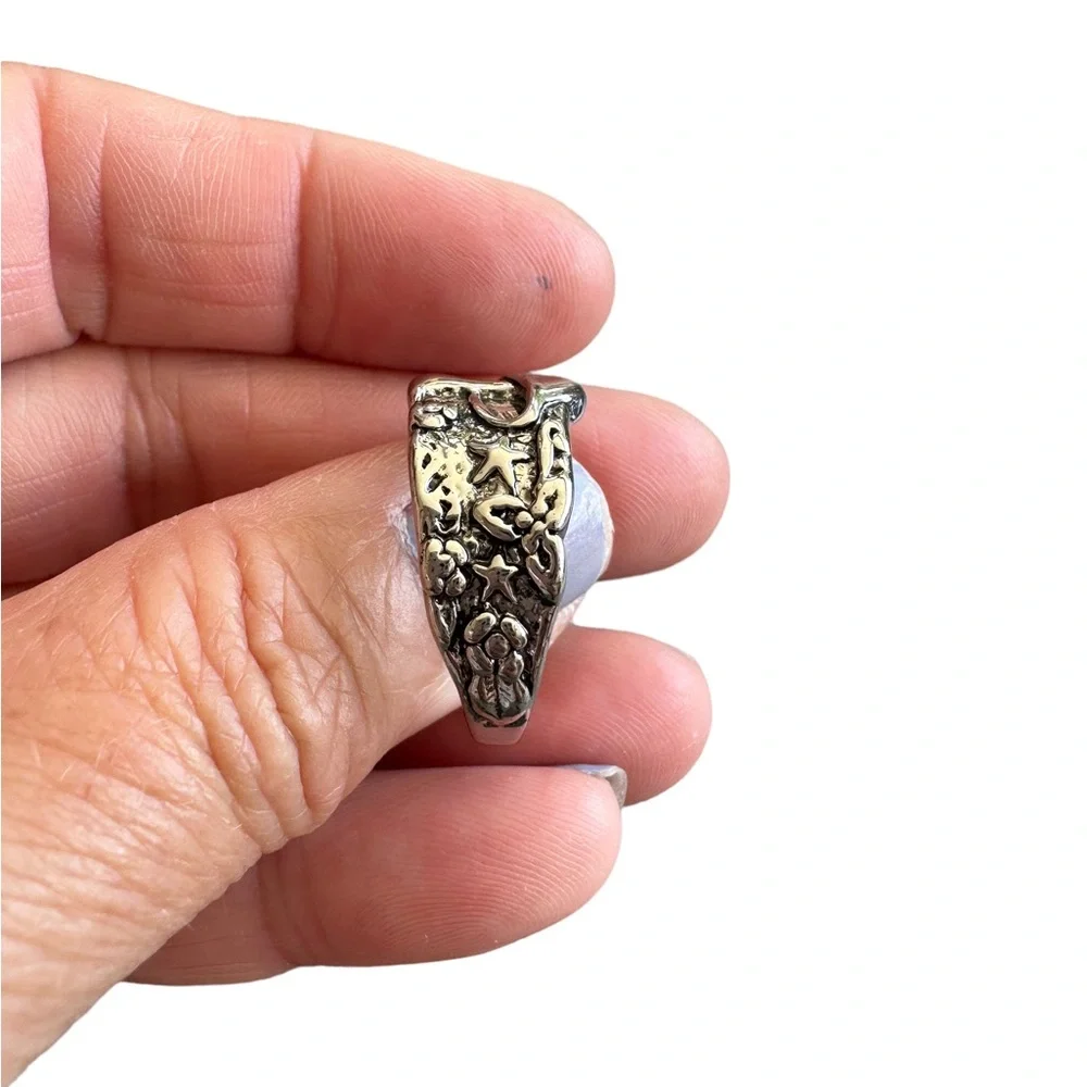 Sterling Silver Mushroom Design Ring